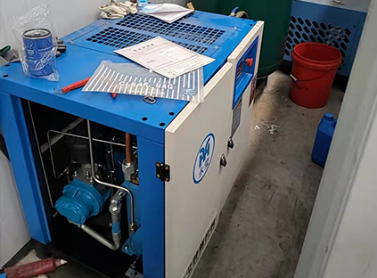 Working principle of water lubricated oil-free screw air compressor